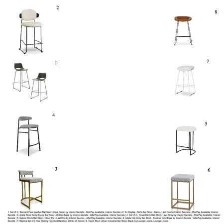 Furniture-Bar stool Interior Design Mood Board by Cocoon_me on Style Sourcebook