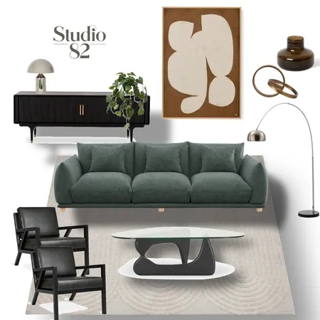 MCM Interior Design Mood Board by Studio 82 Interior Design on Style Sourcebook