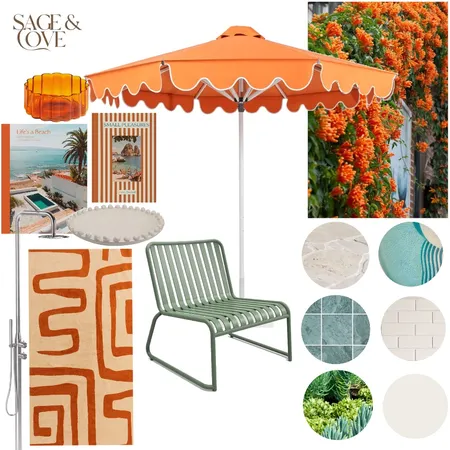 Solara - Pool Area Interior Design Mood Board by Sage & Cove Interiors on Style Sourcebook