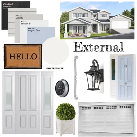 External Interior Design Mood Board by SongbirdHouse on Style Sourcebook