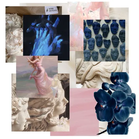 pinknavyivory Interior Design Mood Board by hyerin on Style Sourcebook