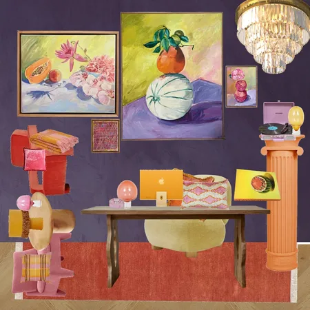 Moody Library Interior Design Mood Board by dl2407 on Style Sourcebook