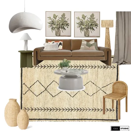 Modern Textural living Interior Design Mood Board by C22 Studio on Style Sourcebook