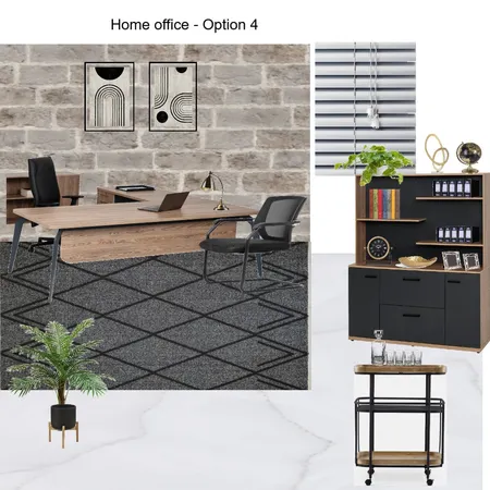 Home Office- Option 4 Interior Design Mood Board by Asma Murekatete on Style Sourcebook