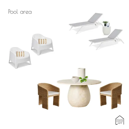 Pool Area - Golden Interior Design Mood Board by House 2 Home Styling on Style Sourcebook