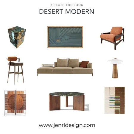 Desert Modernism I Interior Design Mood Board by JenRL Design on Style Sourcebook