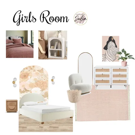 Girls Room Interior Design Mood Board by Julia Johnston on Style Sourcebook