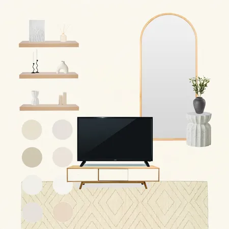 ed & ivy | living room - tv view draft 1 Interior Design Mood Board by our vienna living on Style Sourcebook