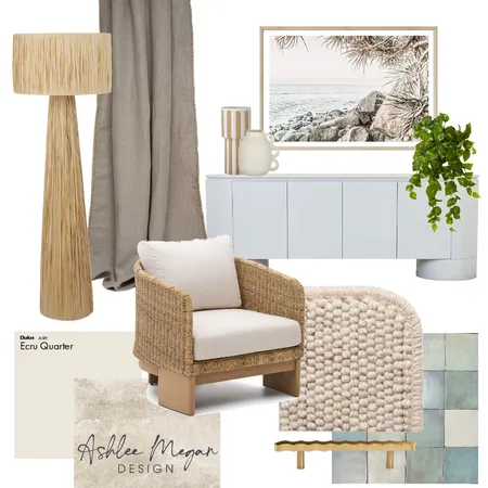 Coastal Blue living room Interior Design Mood Board by Ashlee Megan Design on Style Sourcebook