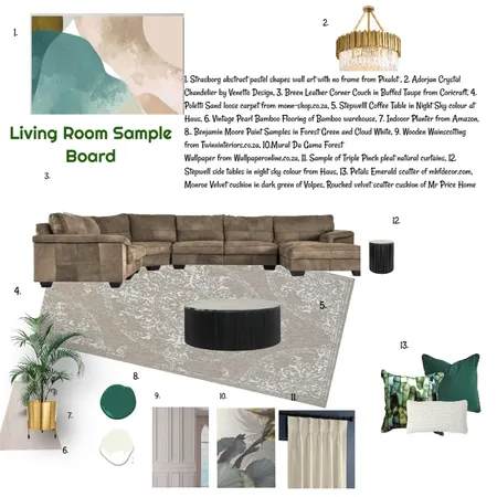 Living room in Monochromatic 12-12-24 Interior Design Mood Board by JudyK on Style Sourcebook