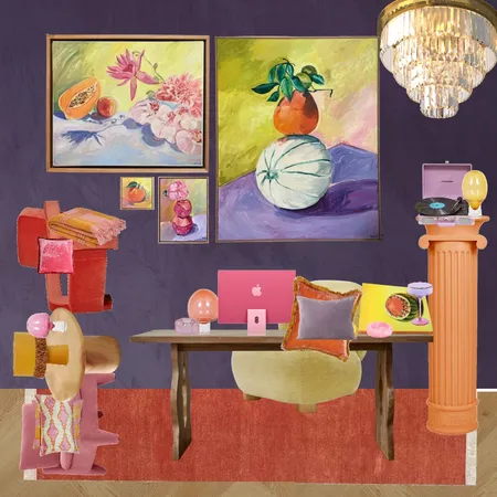 Moody Library Interior Design Mood Board by dl2407 on Style Sourcebook