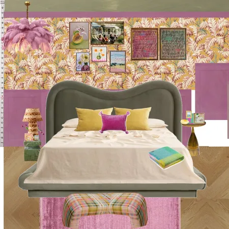 Old Hollywood Bedroom Wall Interior Design Mood Board by dl2407 on Style Sourcebook