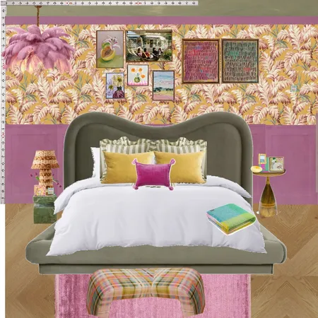 Old Hollywood Bedroom Wall Interior Design Mood Board by dl2407 on Style Sourcebook