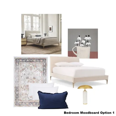 Bedroom moodboard option 1 Interior Design Mood Board by archified.office@gmail.com on Style Sourcebook