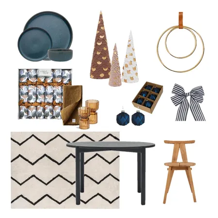 Refined For Men: Masculine Christmas Table Inspiration Interior Design Mood Board by Moodblogs on Style Sourcebook