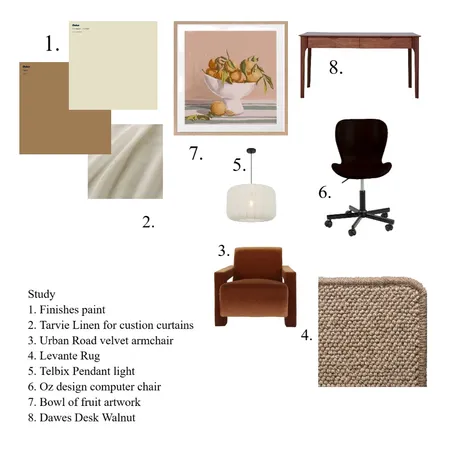 Study Interior Design Mood Board by brookeritchie on Style Sourcebook