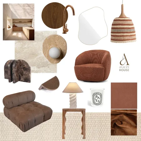 Bronze living and kitchen details Interior Design Mood Board by AVALYN HOUSE on Style Sourcebook