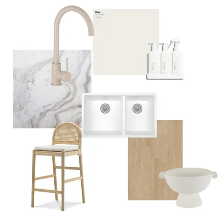 warm neutral coastal kitchen Interior Design Mood Board by info@nataliemannahinteriors.com.au on Style Sourcebook