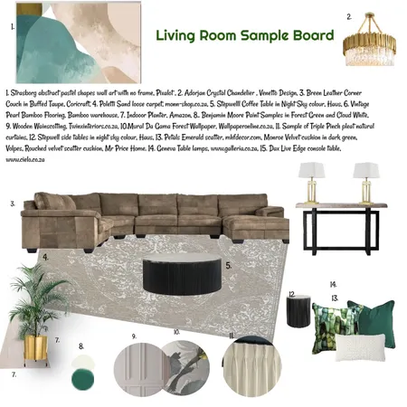 Living room in Monochromatic 17-12-24 Interior Design Mood Board by JudyK on Style Sourcebook