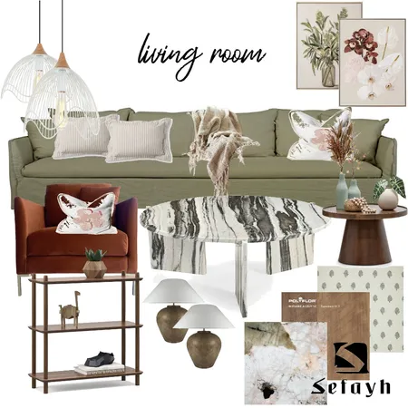 living room Interior Design Mood Board by kefayah on Style Sourcebook