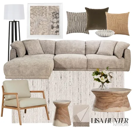 Modern Organic - Living Room Interior Design Mood Board by Lisa Hunter Interiors on Style Sourcebook