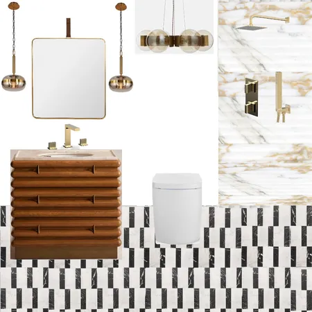 Theater Bath 8 Interior Design Mood Board by Mint Hill on Style Sourcebook
