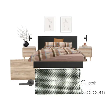 CV Project - Guest Bedroom Interior Design Mood Board by demimariedesigns on Style Sourcebook