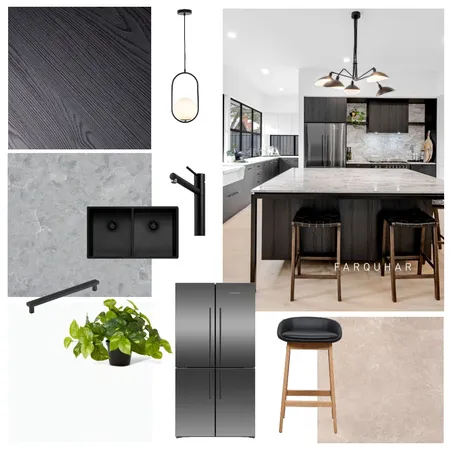 Black & White Mood Board Interior Design Mood Board by Farquhar on Style Sourcebook