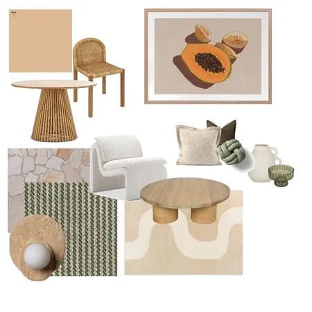 papaya art inspo Interior Design Mood Board by Lucyvisaacs on Style Sourcebook