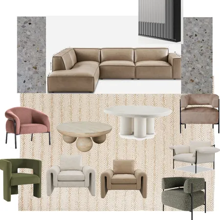 Lounge leather sofa Interior Design Mood Board by JesSib on Style Sourcebook