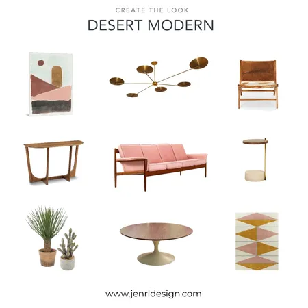 Desert Modernism II Interior Design Mood Board by JenRL Design on Style Sourcebook