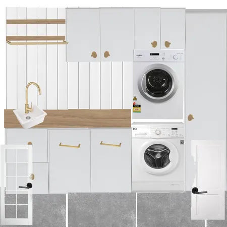 Laundry Interior Design Mood Board by tess_lyons@hotmail.com on Style Sourcebook