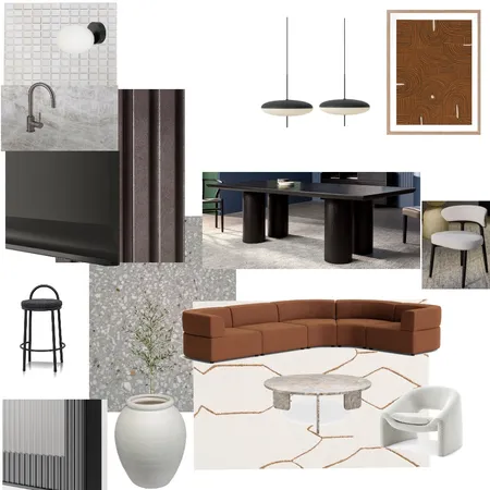 Brown sofa Interior Design Mood Board by JessSib on Style Sourcebook