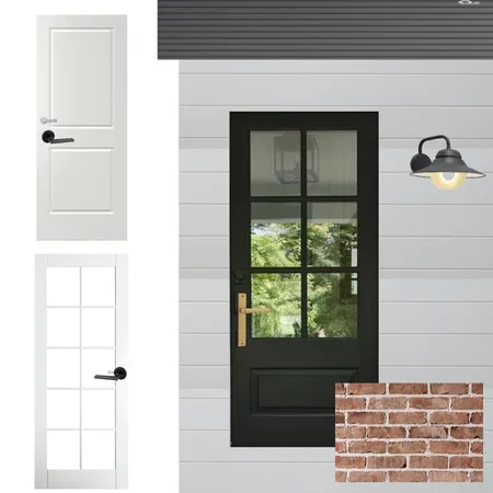 facade and doors Interior Design Mood Board by tess_lyons@hotmail.com on Style Sourcebook