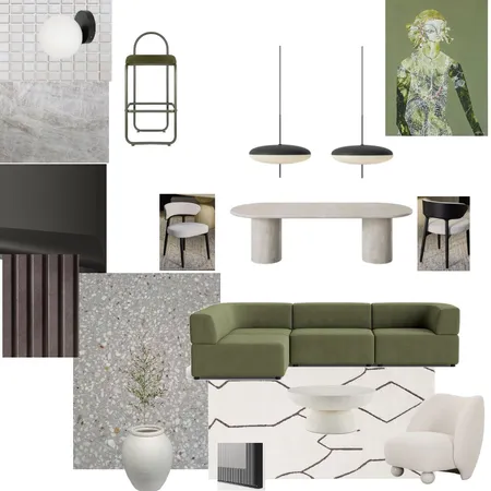 Lounge green sofa - light Interior Design Mood Board by JessSib on Style Sourcebook