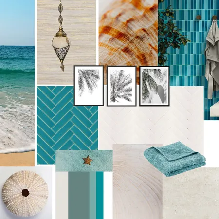 Gästebad L&K Braun Variante 1 Interior Design Mood Board by ROOM AND COLOR on Style Sourcebook
