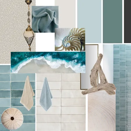 Gästebad L&K Braun Variante 5 Interior Design Mood Board by ROOM AND COLOR on Style Sourcebook