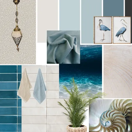 Gästebad L&K Braun Variante 4 Interior Design Mood Board by ROOM AND COLOR on Style Sourcebook