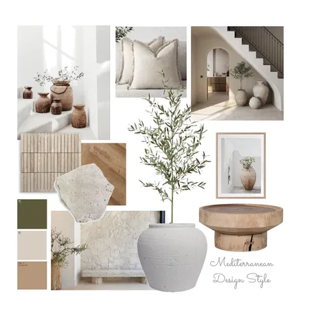 Mediterranean Design Style Interior Design Mood Board by nicole.kaitlin on Style Sourcebook