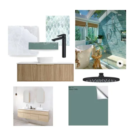 Murarrie Bathroom Interior Design Mood Board by Savvi Home Styling on Style Sourcebook