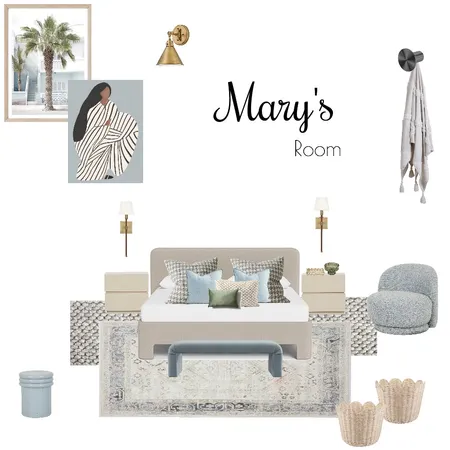 Bedroom Interior Design Mood Board by Anassa Vass on Style Sourcebook