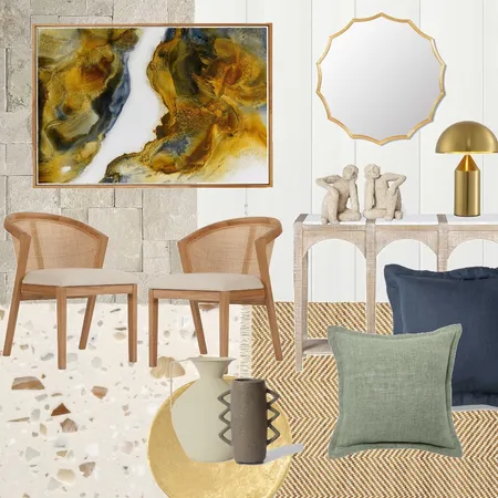 Cove print - beach house vibes Interior Design Mood Board by Teagan Watts Artist on Style Sourcebook