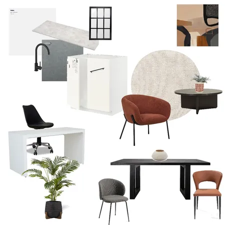 Photography Office Space- Modern industrial Interior Design Mood Board by Amanda Lee Interiors on Style Sourcebook