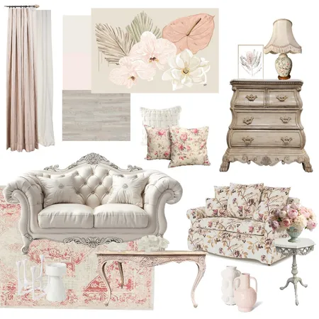 Shabby Chic Interior Design Mood Board by Erick07 on Style Sourcebook