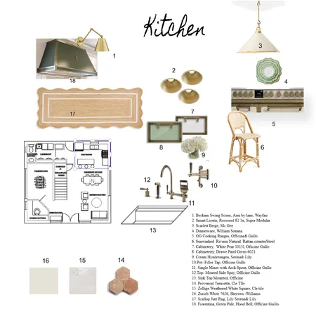 Kichen Room Interior Design Mood Board by Ohlala on Style Sourcebook