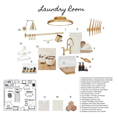 LAUNDRY  ROOM Interior Design Mood Board by Ohlala on Style Sourcebook