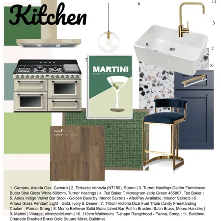 KItchen Sample board Interior Design Mood Board by Virtuous Design on Style Sourcebook