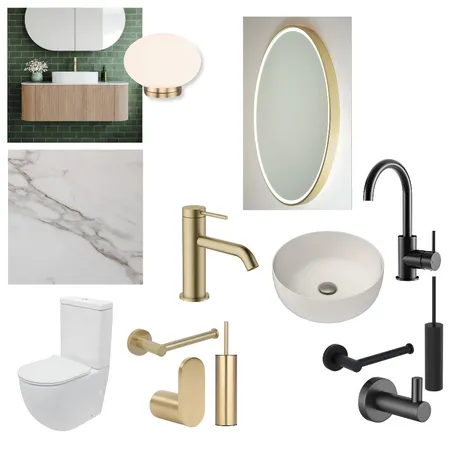 restroom Interior Design Mood Board by Jen on Style Sourcebook