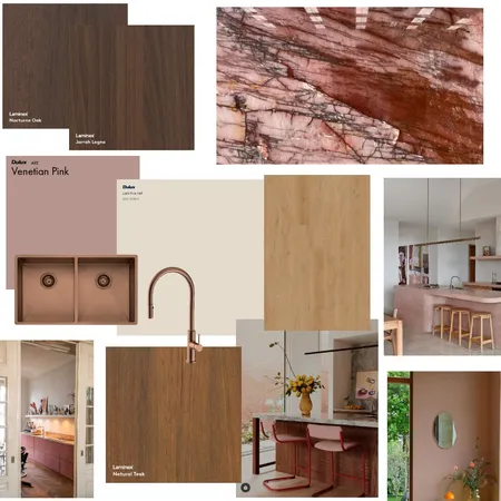 Pink Kitchen Interior Design Mood Board by Alexis.Maclean@gmail.com on Style Sourcebook