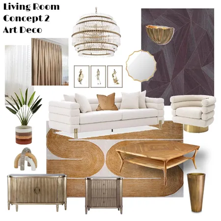 Art deco concept 2 Interior Design Mood Board by tfpainter85@gmail.com on Style Sourcebook